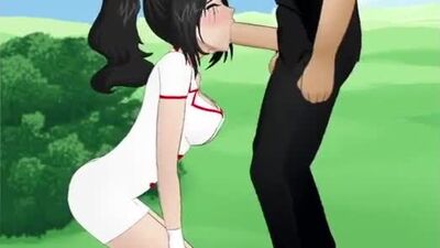 Akali KDA – Seks z głębokim gardłem. Hentai porno; lodzik [League of Legends]