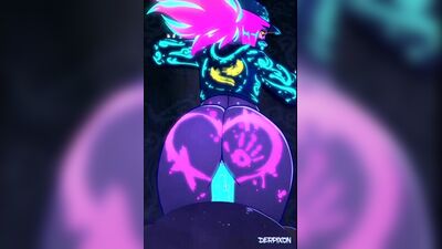 Bumstar (KDA) - Animation hentai 2D porno anal inspirée de League of Legends