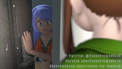 Regra 34 - 1 rapaz, 2 raparigas, animação 3D, aréola, rabo grande, seios grandes, traição, traição