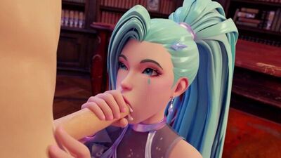 3D Hentai K-da-Seraphine-boquete-sem-marca-d'água_1080p vídeo pornográfico de animação «Regra 34»