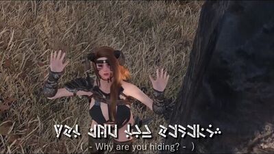 3D Monster S - Dipendenza dal cazzo gigante di un mammut_1080p - Skyrim hentai - regola 34 - videogioco porno