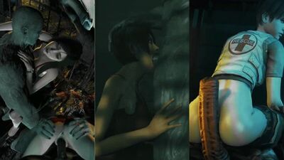 3D Monster RE: Brinquedos de Resident Evil - Vídeo hentai em 1080p com a regra 34 de um jogo pornográfico