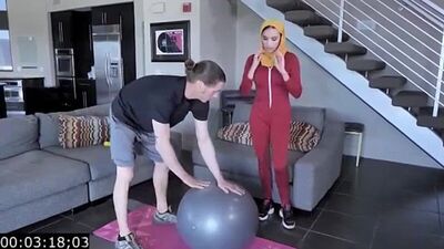 Une Arabe à l'entraînement