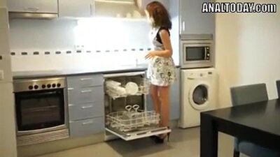Un polvo rápido en la cocina