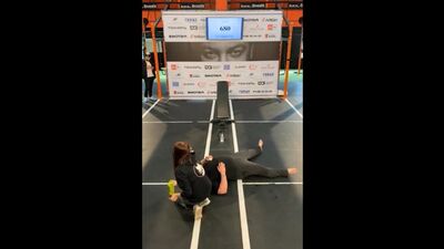 Éric Davyditch a finalement décidé de faire 1 200 squats
