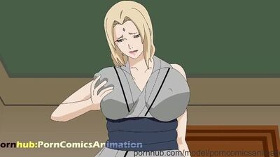 Pornografia hentai com Naruto, Hinata, Sakura e Tsunade