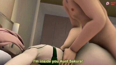 Pornografia hentai de Boruto e Sakura
