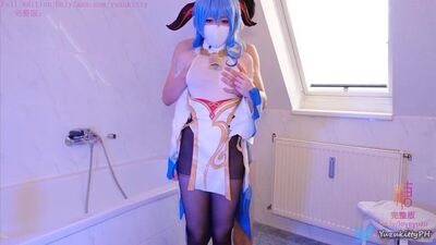 Ganyu al estilo japonés (Genshin Impact) | Cosplay