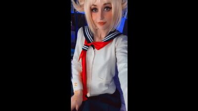 Cosplay Himiko Toga jako „purple_bitch” [majtki fetyszowe, stopy, fetysz stóp, porno, pończochy, rajstopy, bielizna, ecchi]
