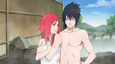 An adult scene in the sauna