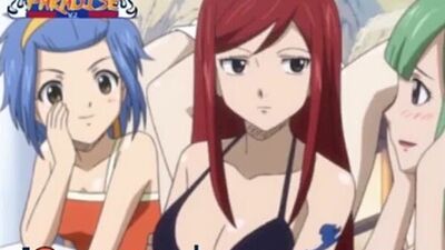 Règle n° 34 : World Fairy Tail - Version originale avec Cana, Alberona, Erza, Scarlet et Happy (Fai