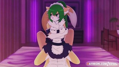 Des loups furries baisent des chattes trempées et éjaculent en elles (bande dessinée porno) Henta.mp4
