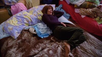 Patricia Heaton - pés com collants
