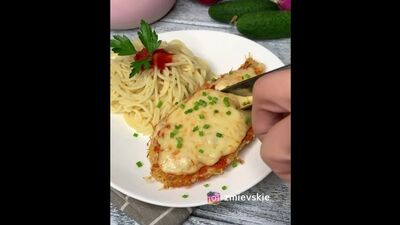Kurczak w panierce z serem