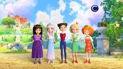 Fine del cartone animato "La principessa", sigla e inizio del cartone animato "La pattuglia delle fiabe" SOLO 30/03/2020
