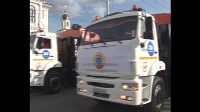A cidade de Cheboksary comemorou o seu 550.º aniversário com um desfile de veículos e a inauguração de um jardim de infância
