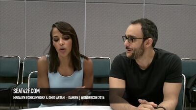 Мегалин Эчикунвоке, Омид Аптахи, Дэмиен. WonderCon 2016 сұхбаты