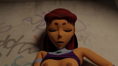 Raven x Starfire z serii „Teen Titans” – Hmvpmv