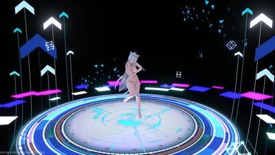 MMD R-18 [ЭРОТИКАЛЫҚ] Хаку мысық іш киімі Shake It! Автор Орион Добледозис
