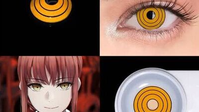 Lentes da Makima. Cosplay da Makima, a Mulher Motosserra / Chainsaw Man