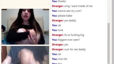 Una chica de Omegle enseña las tetas y quiere que me corra (Porno nuevo, gangbang, bukkake, follar, sexo, casero, estudiante, anal, corrida interna, casero)