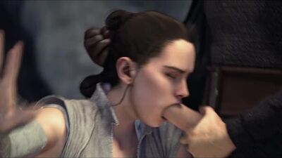 Porno en 3D - La primera lección de Rey (sexo al estilo Star Wars)