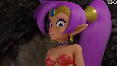 Jeu 3D porno hentai baise sexe Shantae modèle footfuck