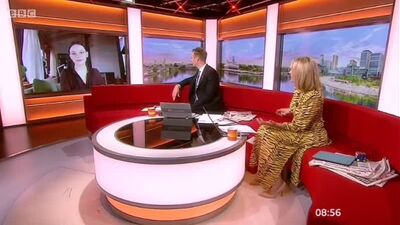 Daphne Quinn on BBC Breakfast (2020)