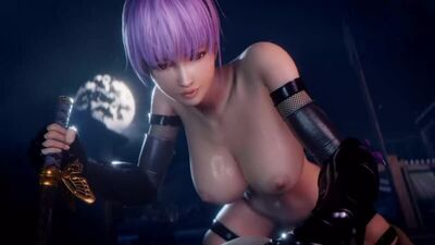 Ayane (Ninja) - cabalgando; sexo vaginal; dominación; tetas grandes; porno hentai 3D; (por LazyProcrastinator) [Dead or Alive]