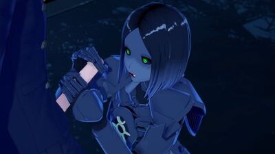 Rapariga Necron do Anime a Fazer um Broche: Paródia Hentai de Warhammer 40k