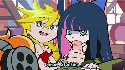 Panty, Stocking & Brief - Panty et Stocking en jarretelles