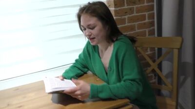 Student Bookworm Learns Hard Kamasutra At 18 y.o
