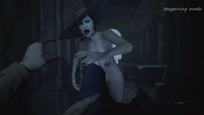 Resident Evil 8: Village — Lady Dimitrescu — Mod de nudez (Demonstração)