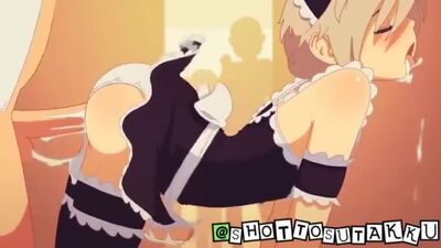 Rozwiązłość w klasie: pokojówki i chłopcy-dziewczyny zerżnięci i wypełnieni | 2D hentai
