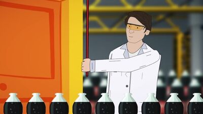 [Blog des super-héros] Mamix et Vlad A4 - 1 000 litres de Coca-Cola et de Mentos (parodie de dessin animé)