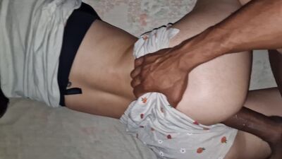 Good fuck with my brother-in-law in my boyfriend's bed when he left for work
