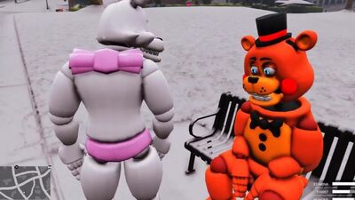 ¡FNAF CHICA HA ECHADO A FREDDY DE CASA! MOMENTOS GRACIOSOS DE GTA 5 FNAF