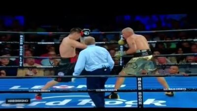 Os jabs no final do assalto e o trabalho de pés no combate entre Bivol e Chilemba
