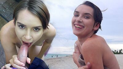 Ein Blowjob am Strand bringt uns einander näher