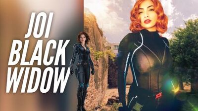 Instruções de Masturbação da Viúva Negra (JOI) - Masturbação Guiada COSPLAY