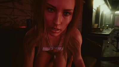 Scène de sexe dans Cyberpunk 2077 avec Johnny Silverhand (Keanu Reeves)