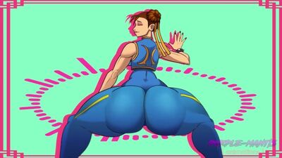 Chun Li Shakes Her Big 53 Year Old Ass - Super Extended Looped x5 Edition