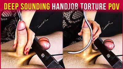 Deep Urethral Sounding with Cock and Balls Edging Game -; Era
