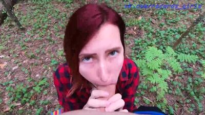 Elin Flame – Sex in der Öffentlichkeit und Blowjob im Wald – Extremsex, jede Menge Adrenalin und Sperma! – Pornhub [Webcam-Porno, Blowjob]