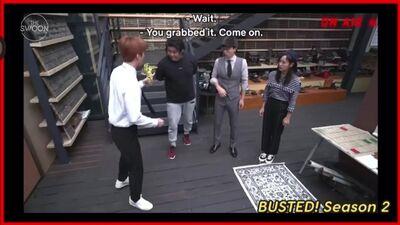 Wycięta scena z gry „Busted 2” (urocza para Sese)