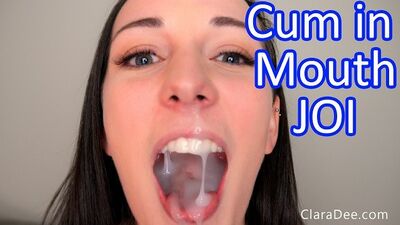 Clara Dee - Finger Sucking JOI With Huge Sloppy Facial and Cum Play