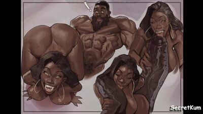 A deusa negra libertina em caçada
