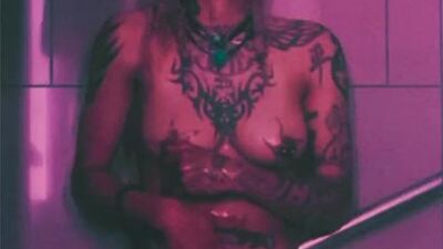 Solo Masturbation-;Shower Quickie