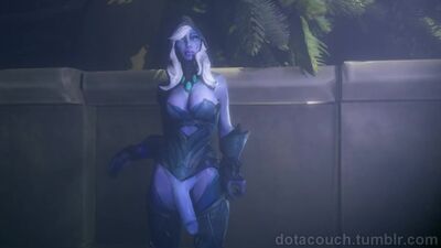 (Senza audio) Drow Ranger futanari in solitaria [Dota 2; Traxex; Porno; Hentai; Dickgirl; R34; Sesso; SFM; порно; футанари; дота; секс]