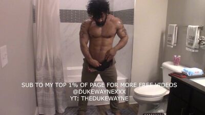 Bathroom JOI with a HOT JOCK